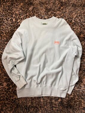 ARIES Temple Light Mint Crewneck Sweatshirt with Logo